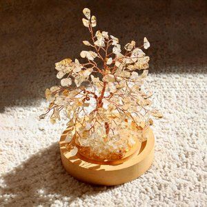 Citrine Bonsai Tree with Natural Crystals